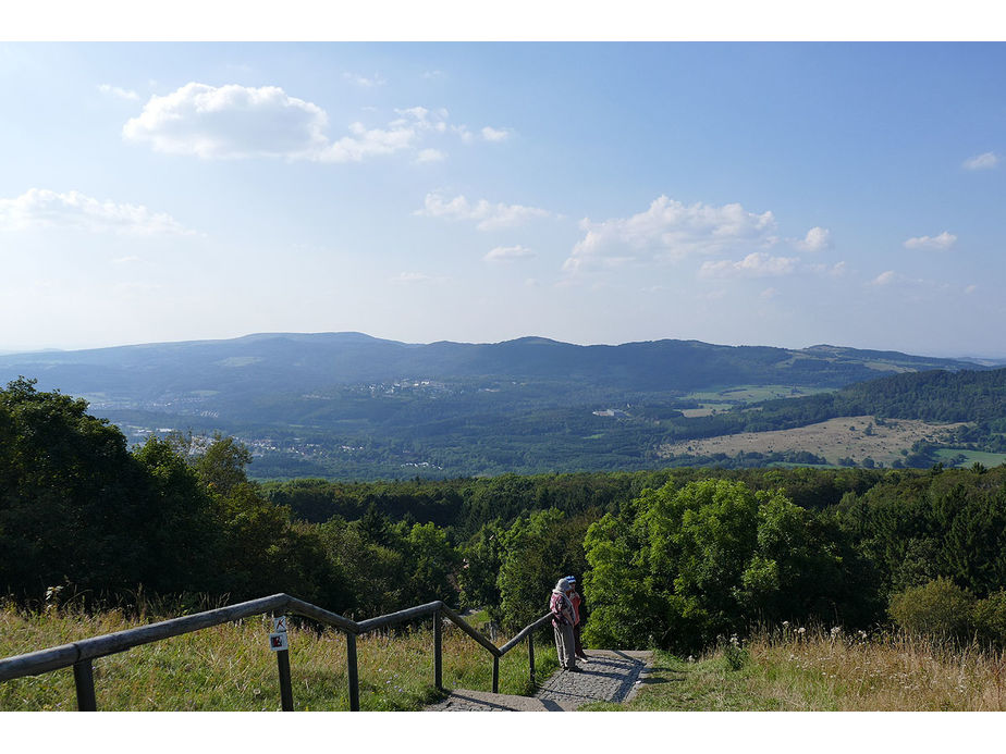 Sankt Crescentius on Tour in Ostheim und auf dem Kreuzberg (Foto: Karl-Franz Thiede)